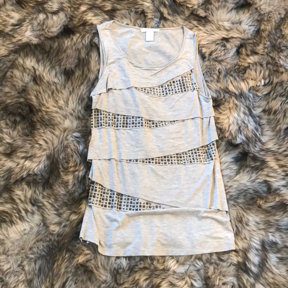 Great lightly studded nice tank top